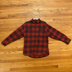 Jach’s flannel button down shirt